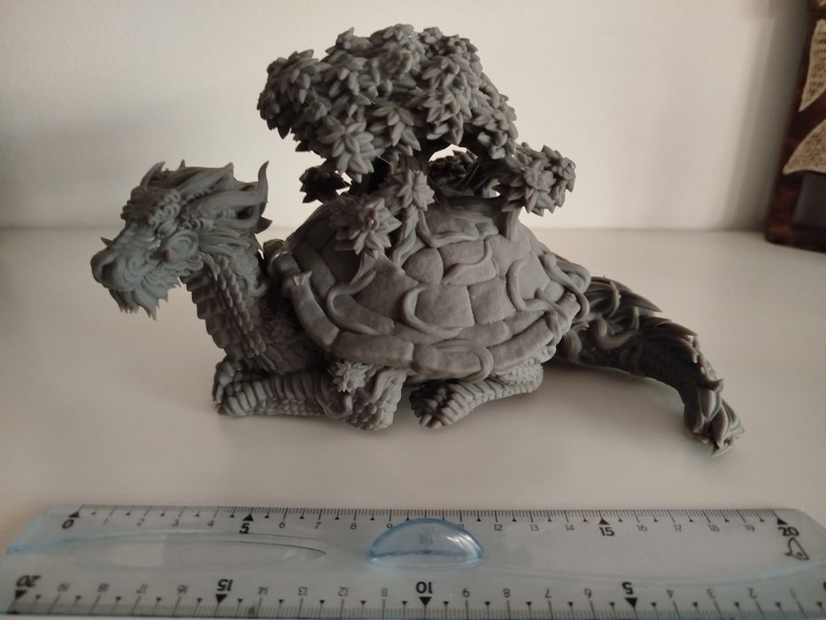 Statuetă 3D Higashi no Shikame, Eastern Dragon Turtle