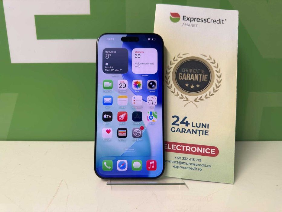 iPhone 16 Pro Max 256Gb Bateria 97% (B.60242 Tatarasi) Garantie 2 ani