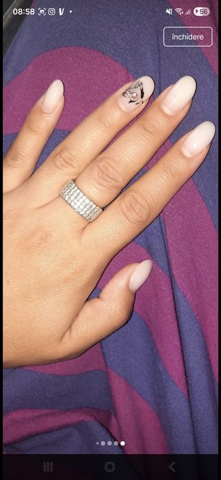 Cercei si inel din argint