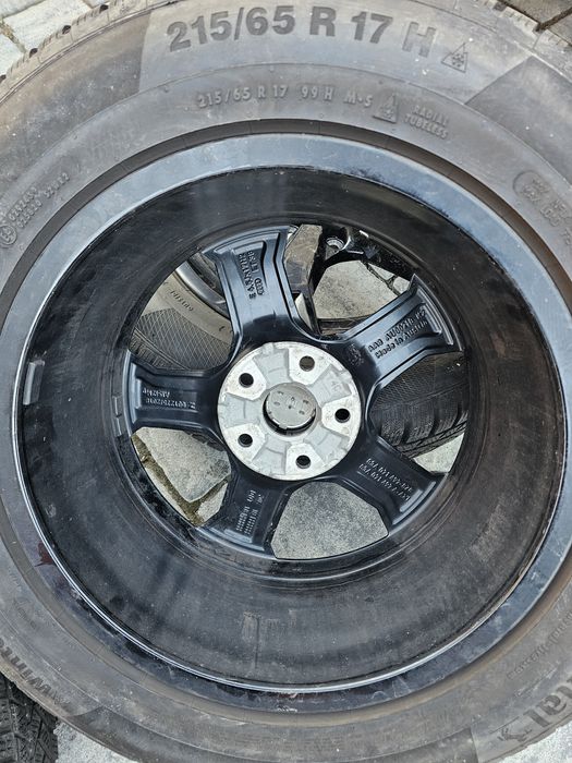 Jante originale Audi Q3 r17 cu cauciucuri de iarna