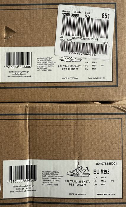 Polo Ralph Lauren Trail 125 Suede-Mesh Trainer ОРИГИНАЛ дамски сникърс