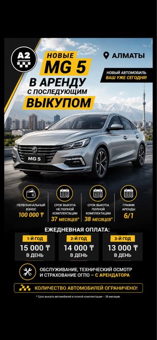 MG 5 2024 под выкуп . Можно таксовка
