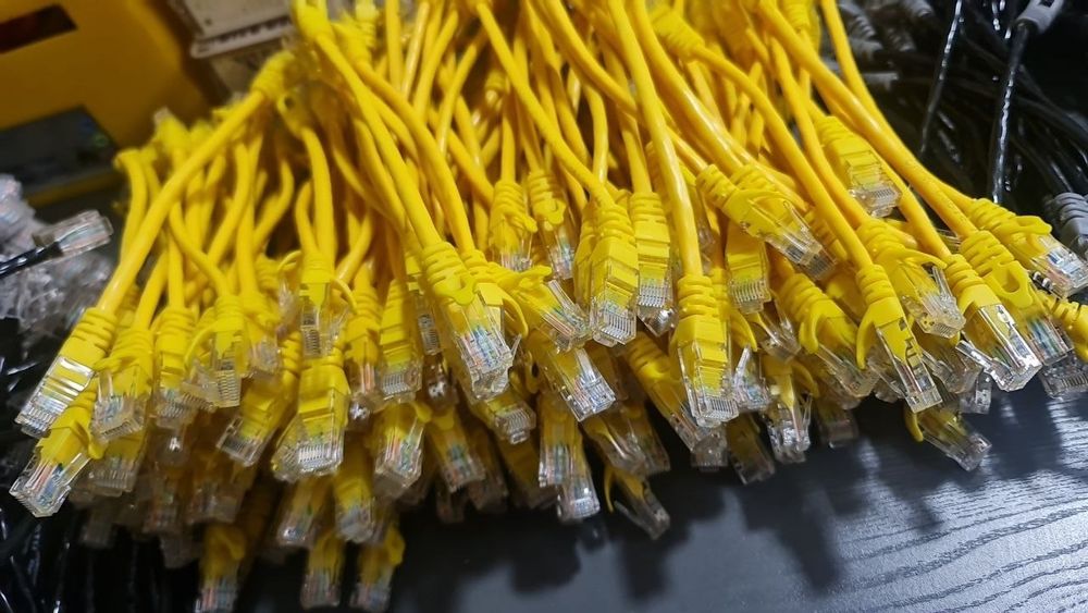 Патч корд, LAN, RJ-45, изготовим под заказ любой длины
