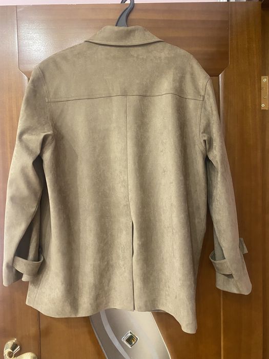 Пиджак, ткань под замшу