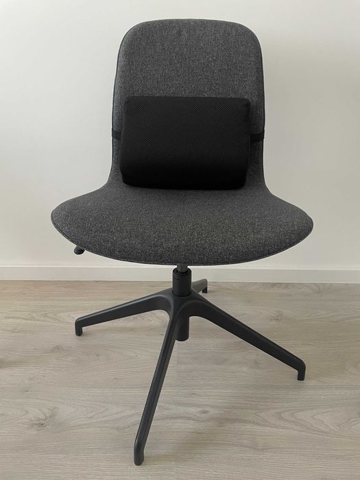 Set Mobilier LANGHOLM Carbon Jysk - Etajera, Birou, Scaun Birou, Stand TV