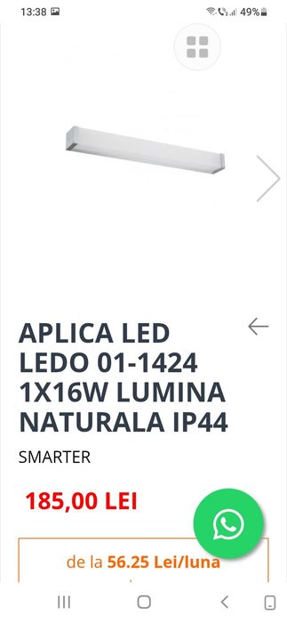 Lampa Led Redo 01.1424