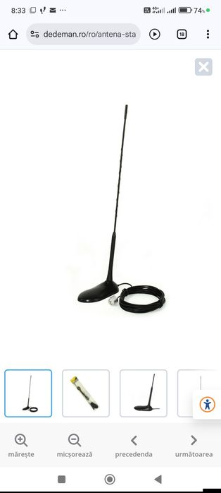 Statie CB prezident trumann ASC + antena CB PNI Extra 45