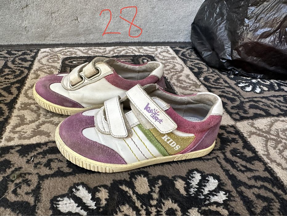 Детская кожаная обувь, б/у