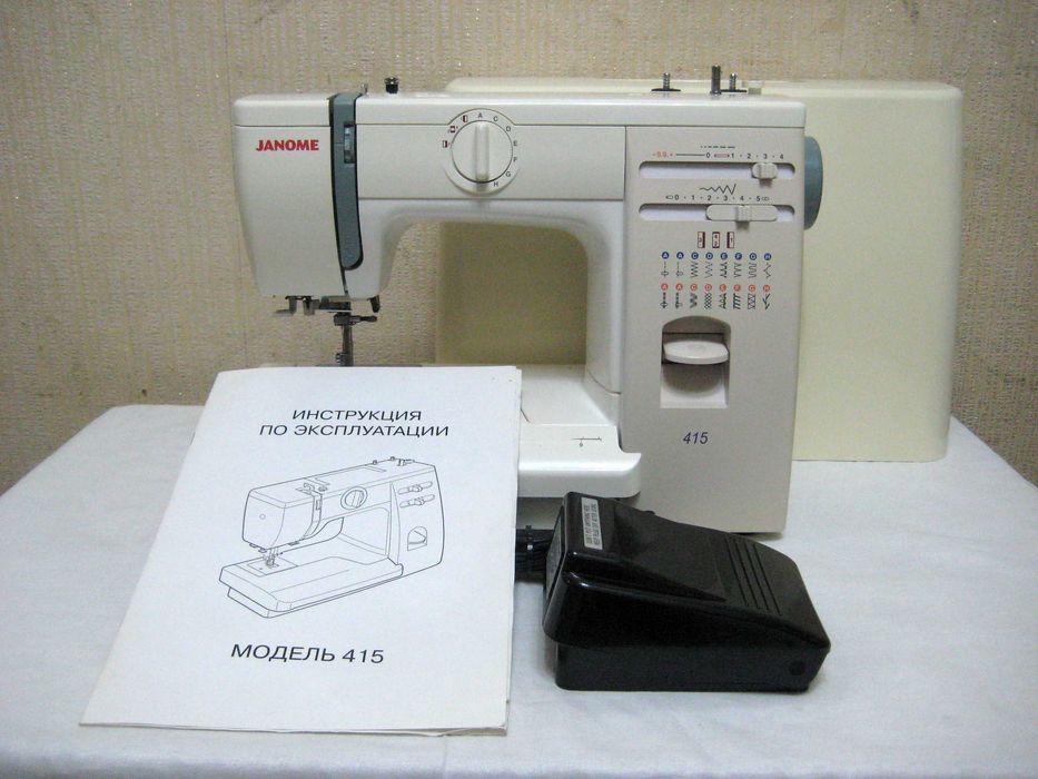 Janome415 швейный машинка оригинал Japan(made in Thailand)почти новая!