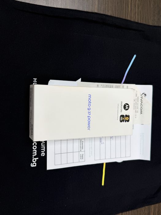 ЗАПЕЧАТАН 128GB Motorola g37 power Vivacom Гаранция 2028г. Grey / Сив