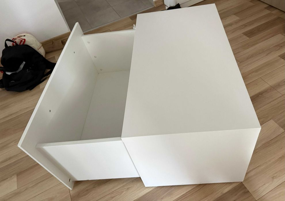 Ikea Bancă cu depozitare jucării, alb/alb, 90x52x48 cm CONSTANTA