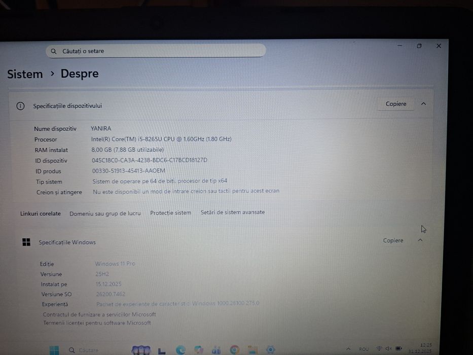 Laptop Hp notebook 250 G7