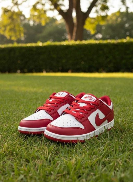 Nike Dunk Low Red - University Red - Adidasi Fete Baieti