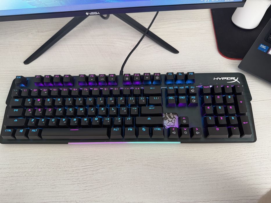 Клавиатура проводная HyperX Alloy MKW100