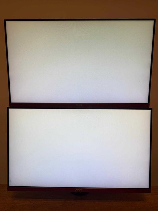 2x AOC Gaming 24.5" 144Hz + braț dublu