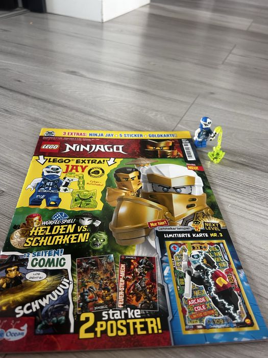 Reviste Lego Friends, City si Ninjago cu figurine