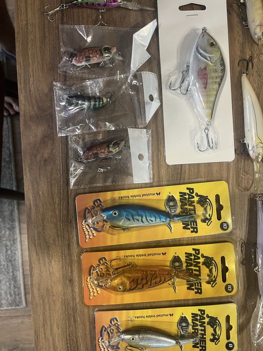 Изкуствени примамки за риболов.