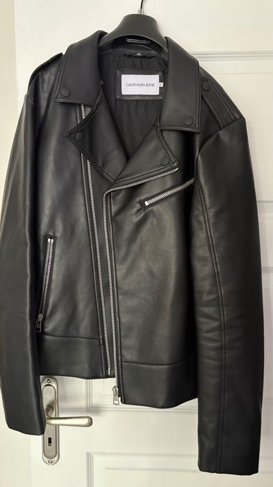 Естествена кожа мъжко яке CALVIN KLEIN JEANS размер XL