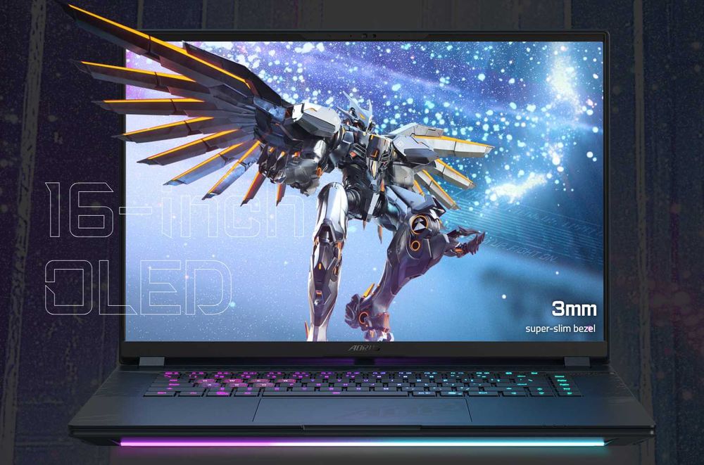ЧИСТО НОВ! Gigabyte Aorus Master 16 Gaming Laptop - RTX 5070 Ti, Intel Core Ultra 9 275HX, 1TB SSD, 32GB DDR5 RAM