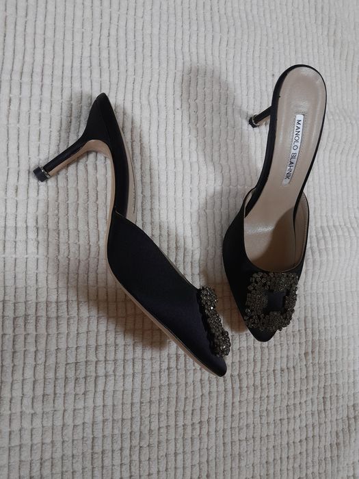 Manolo Blahnik Jimmy Choo обувки чехли