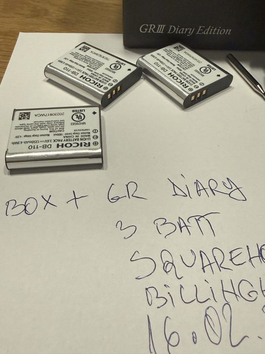 Ricoh gr3 diary edition