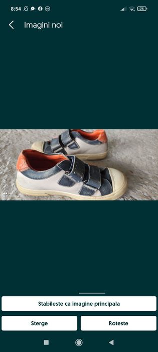 Tenesi din piele naturala, masura 28