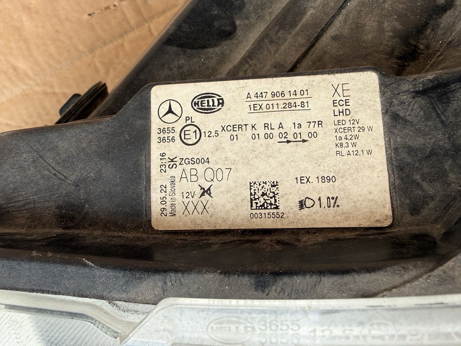 Фар Mercedes Vito W447 | LED