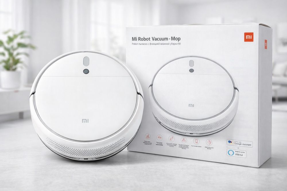 Робот пылесос с влажной кборкой Mi