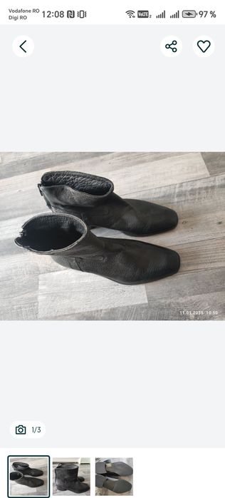 Ghete piele naturala