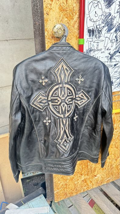 Куртка кожанная американец