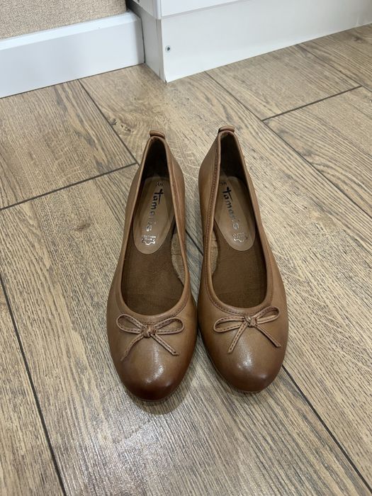 Коричневые балетки Tomiris