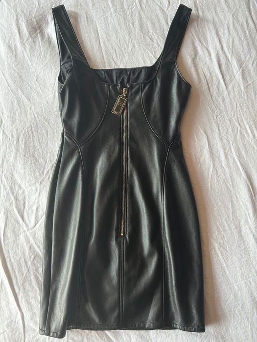 Кожена рокля Elisabetta Franchi