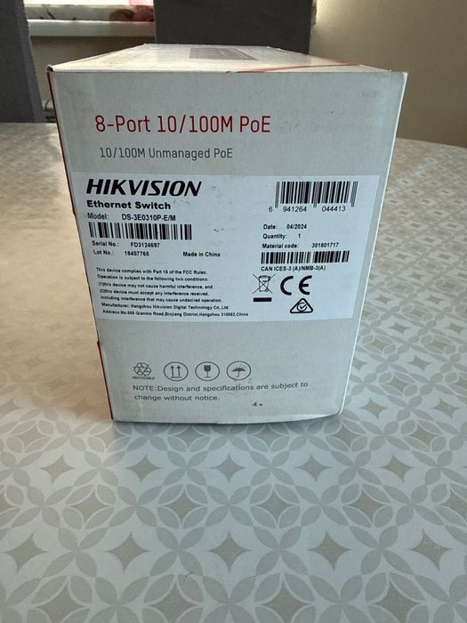 Poe коммутатор Hik Vizion