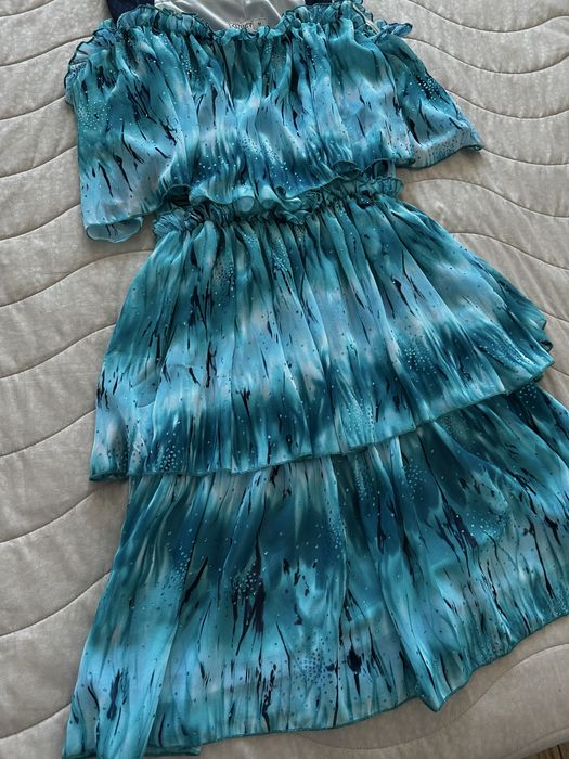 Lucy Къса синя рокля