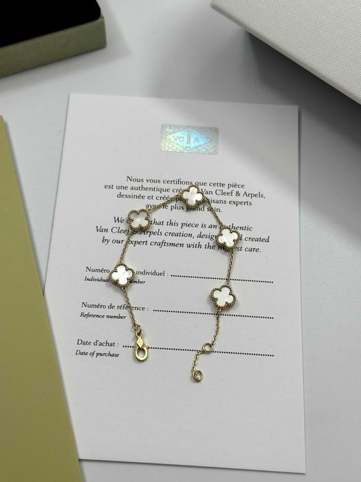 Bracelet MINI Van Cleef & Arpels 5 motifs Gold 750