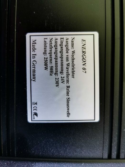 НЕМСКИ Инвертор 2500w -5000 24v - 220v ПЪЛНА СИНУСОИДА камион кемпер