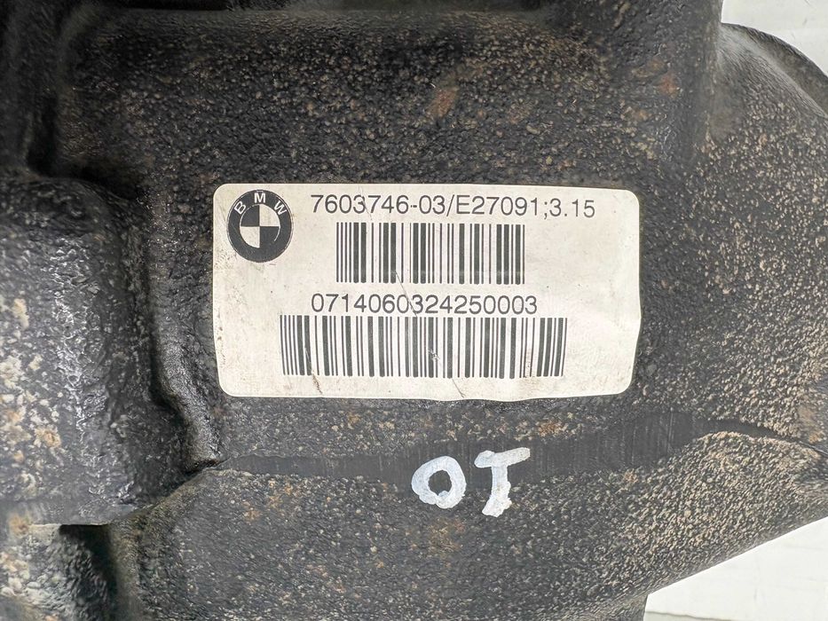 Заден диференциал БМВ Ф30 Ф31 Ф34 Ф32 Ф33 Ф36 Бензин Пр. число 3.15