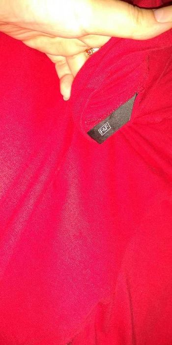 Bluza/ Maleta/ Helanca rosie F&F UK, bbc ,guler inalt , M