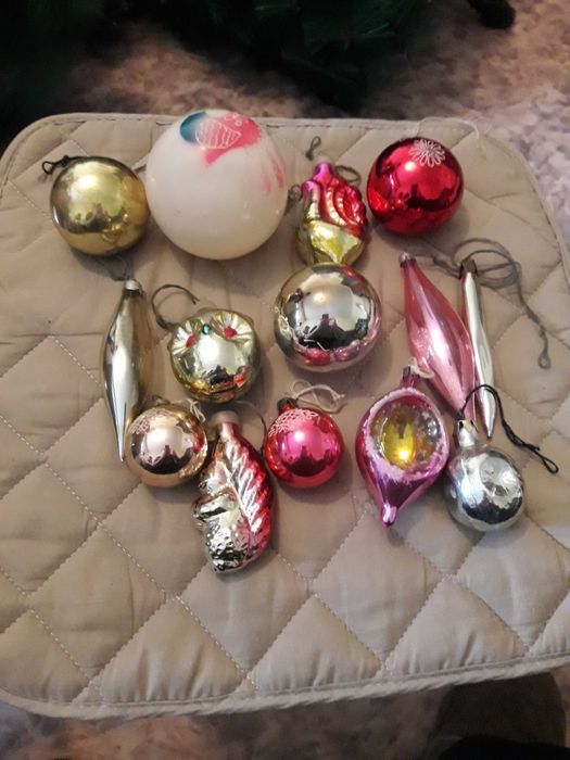 игрушки ёлочные советские