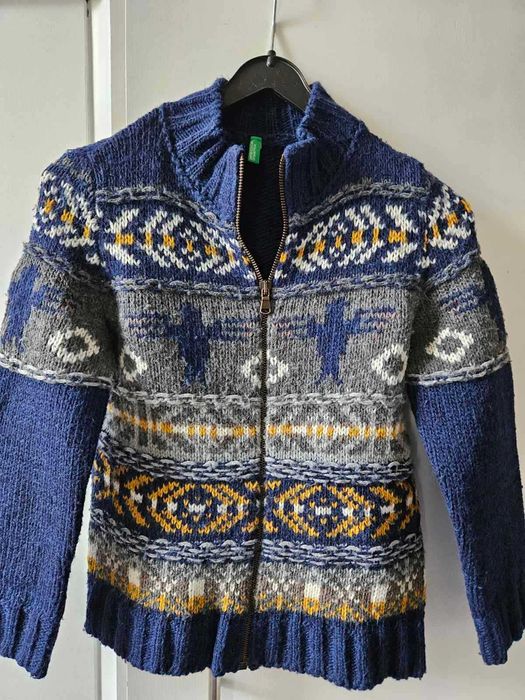 Детски вълнени зимни жилетки Benetton