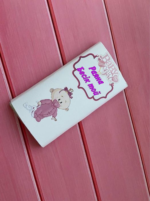 Именной шоколад, обертка шоколада