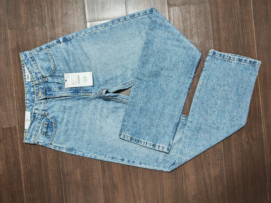 Нови дънки Zara с кристали