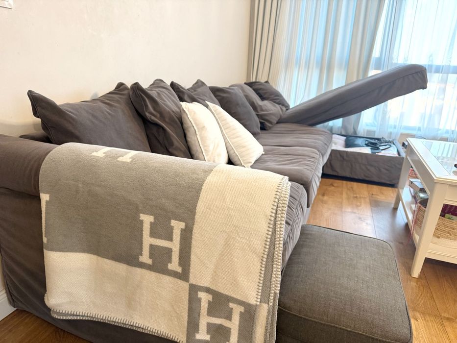 Ъглов диван с лежанка IKEA