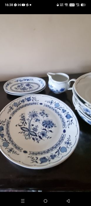 Serviciu masa portelan,Echt Kobalt original 12 persoane