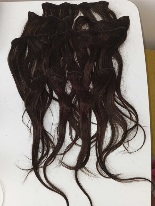 Extensii clip-on satene