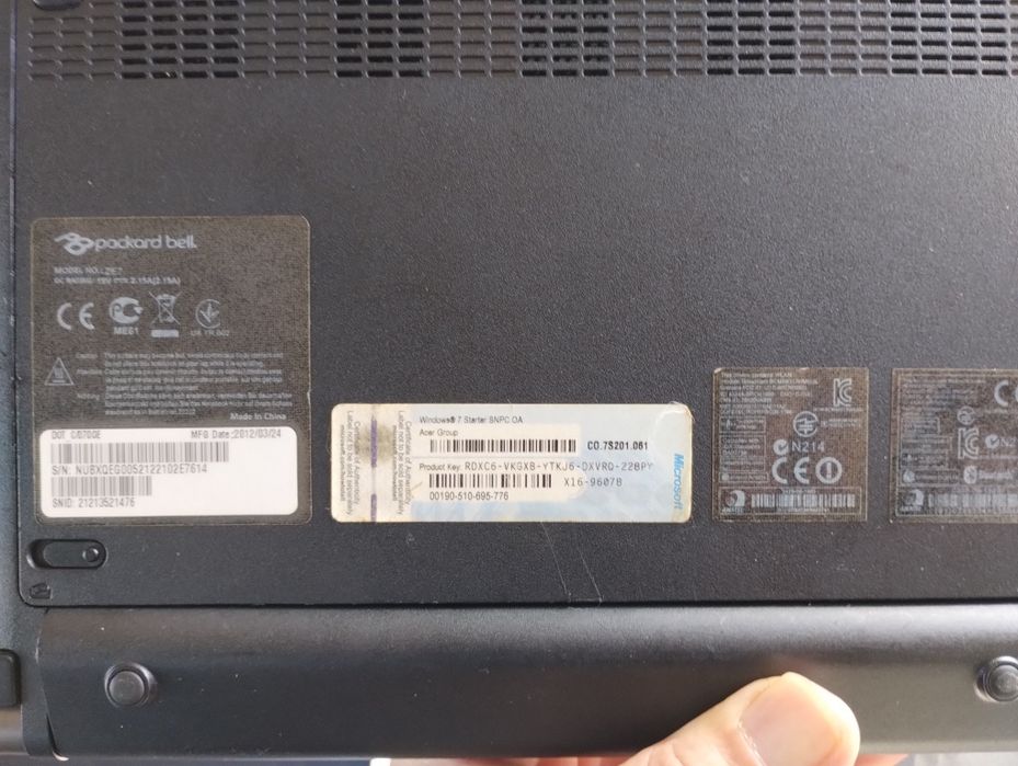 Netbook Packard Bell DOT S  –