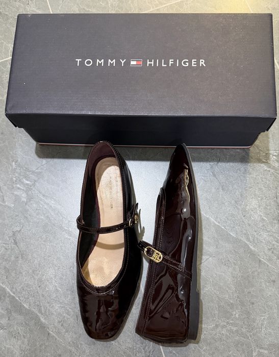 Кожаные балетки Tommy Hilfiger