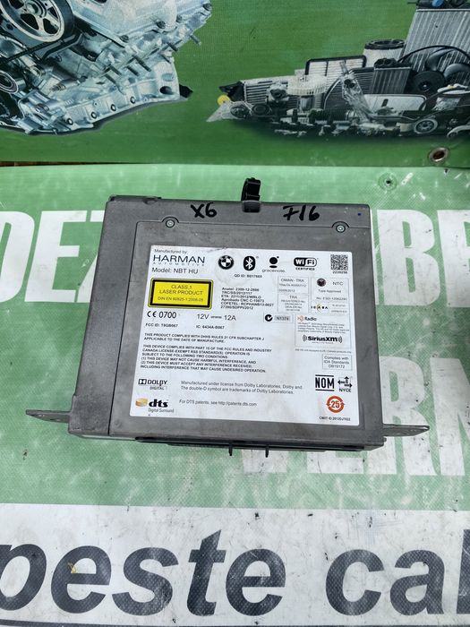 Navigatie completă NBT  BMW X6 F16 2016