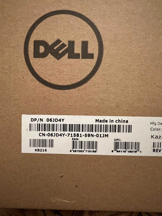 Клавиатура DELL KB216,Black, USB (1 шт)