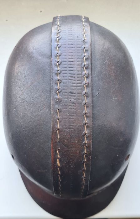 Шлем кожанный